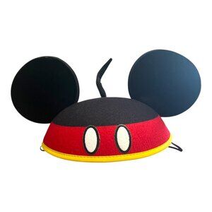 Disney Parks Mickey Mouse Ear Hat Cap Classic Red & Black Cap Youth 54-CM